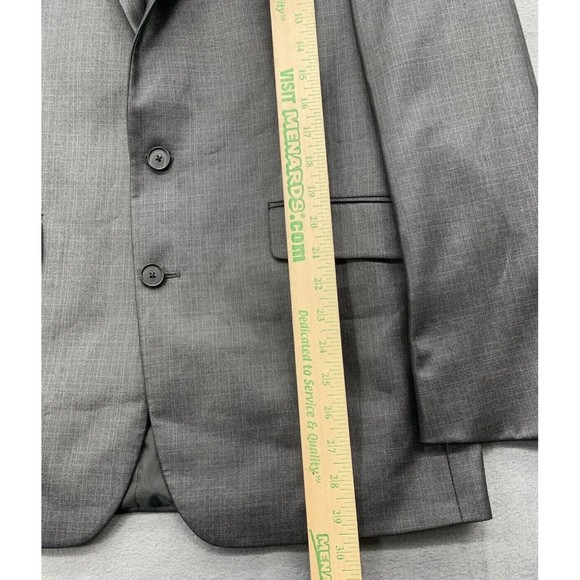 Kenneth Cole Reaction Sport Jacket Men’s Size 40R Gray Double Vented Blazer Coat - Picture 6 of 16